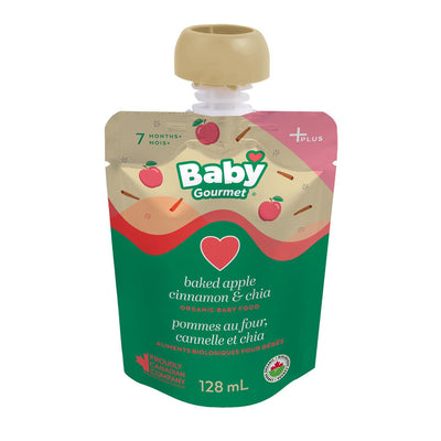 BABY GOURMET APPLE CIN CHIA [128 ML]