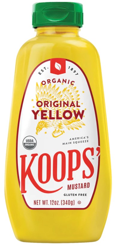 KOOPS ORG YELLOW MUSTARD [325 g]