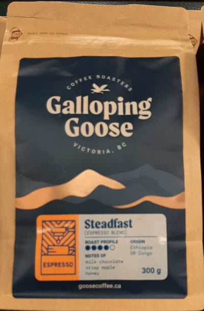GALLOPING GOOSE COFFEE Steadfast Espresso Blend Blend, 300 g