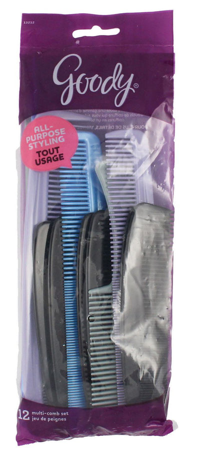 GOODY ALL-PURPOSE COMBS [12 PACK]