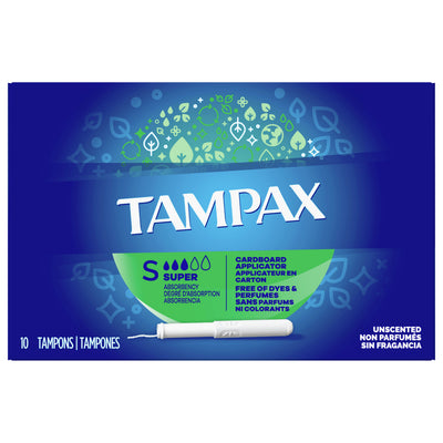 TAMPAX SUPER TAMPONS [10 S]