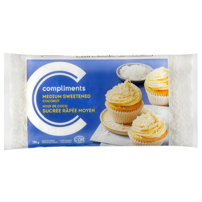 COMPLIMENTS COCONUT MEDIUM SWEETENED [200 G]