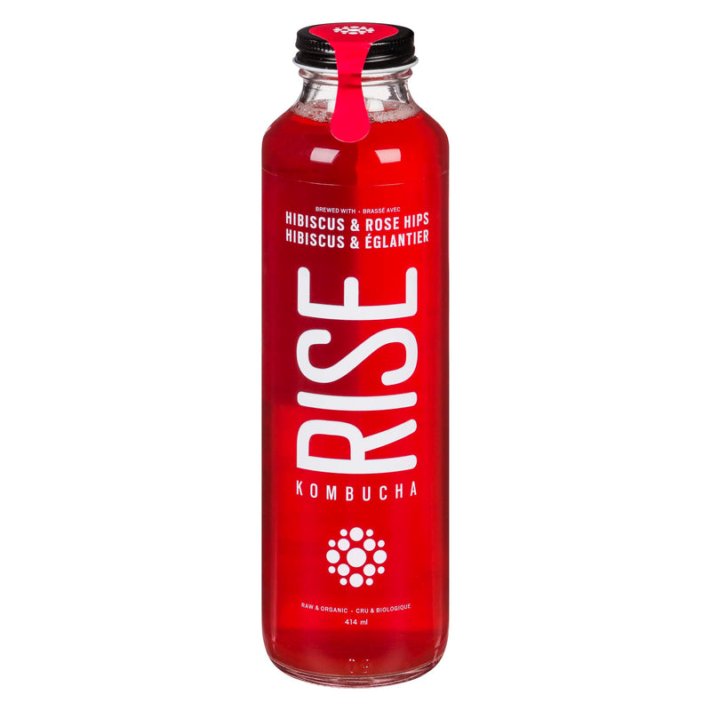 RISE HIB/ROSE KOMBUCHA [414 ML]