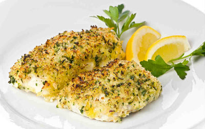 HERB CRUSTED COD
