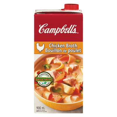 CAMPBELLS CHICKEN BROTH RTS [900 ML]