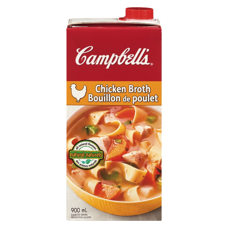 CAMPBELLS CHICKEN BROTH RTS [900 ML]