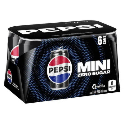 PEPSI ZERO MINI CANS [6 X222]
