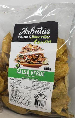 ARBUTUS FARM SALSA VERDE CHIPS [350 G]