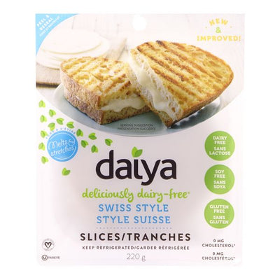 DAIYA CHEEZE SLICES Swiss Style, 220g