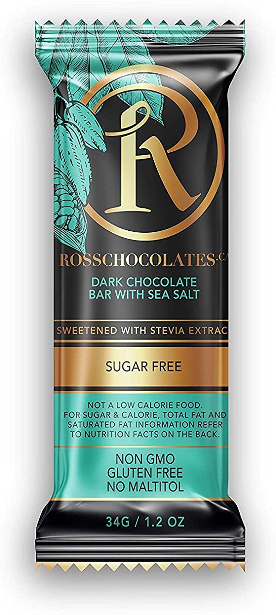 ROSS DARK CHOCOLATE SEA SALT, 34g