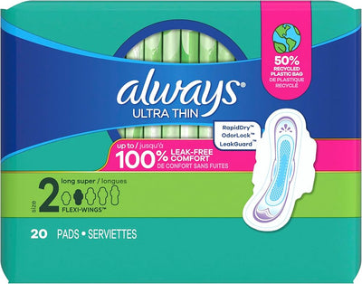 ALWAYS ULTRA MAXI LONG WINGS [20 PK]