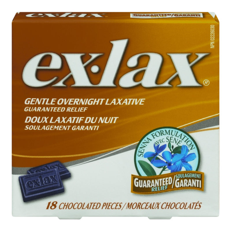 EXLAX CHOCOLATE TABS [18 S]