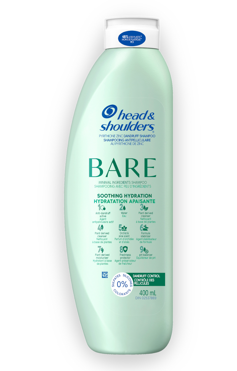H&S BARE SHAMPOO Soothing, 400ml