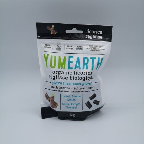 YUM EARTH ORG BLACK LICORICE [142 g]