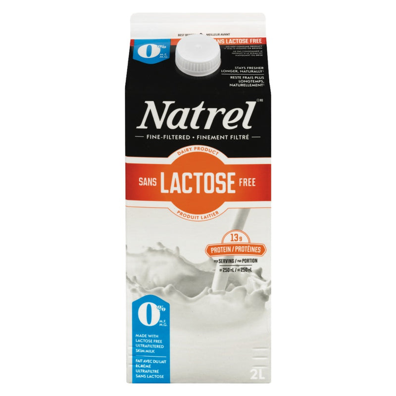 NATREL LACTOSE FREE SKIM MILK [2 L]