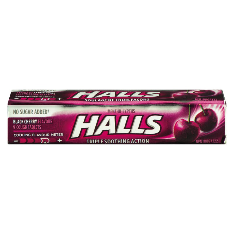 HALLS SUCROSE FREE BLACK CHERR [9 s]