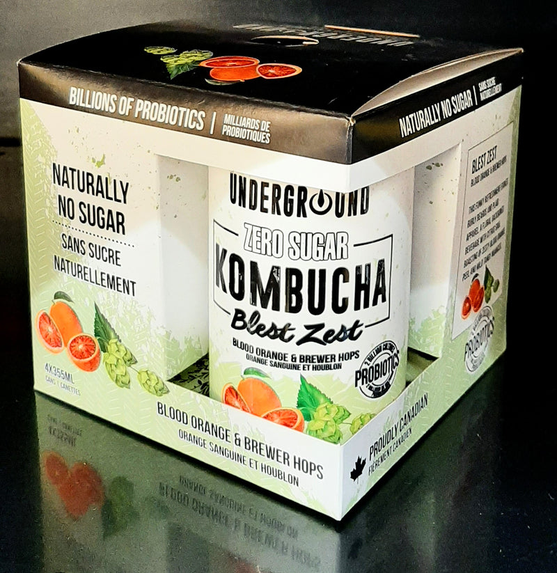 UG BLEST ZEST KOMBUCHA [4 ea]