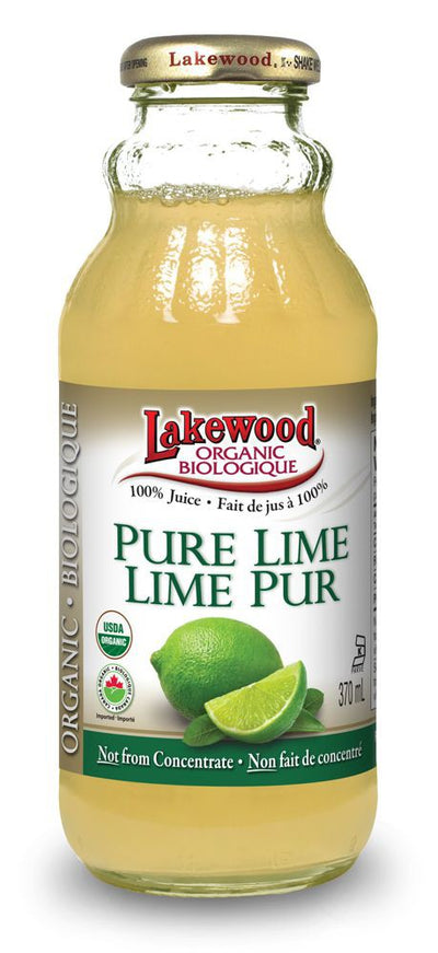 LAKEWOOD ORG PURE LIME JUICE [370 ML]