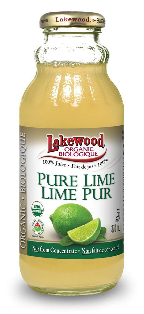 LAKEWOOD ORG PURE LIME JUICE [370 ML]