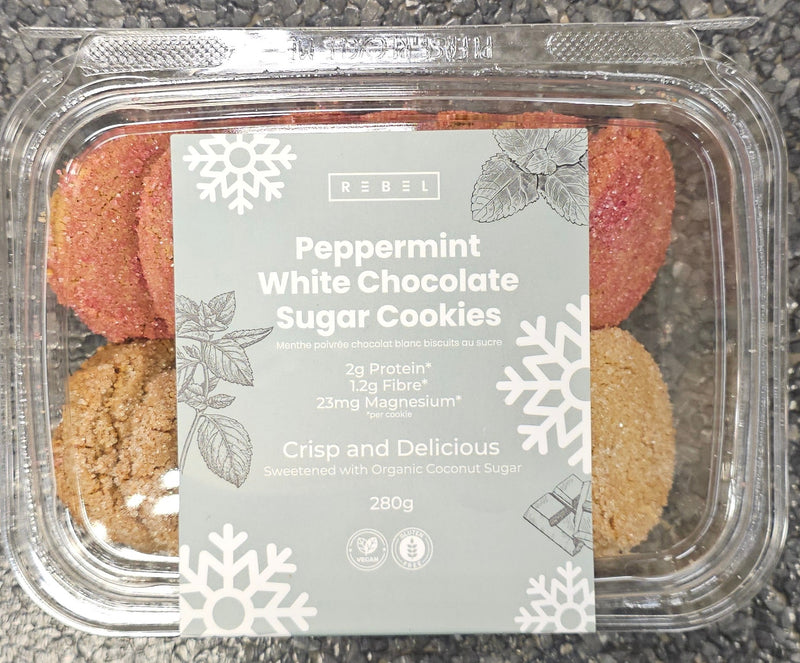 REBEL COOKIES Peppermint White Chocolate, 300g