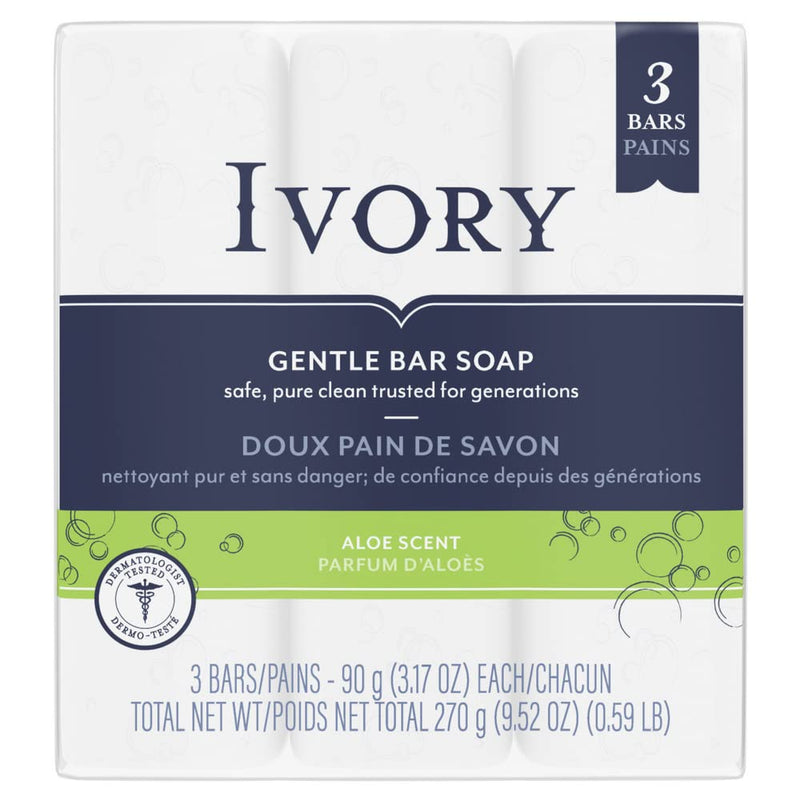 IVORY BAR SIMPLY ALOE [3 PACK]