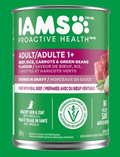 IAMS BEEF VEG & RICE DOG FOOD [369 g]