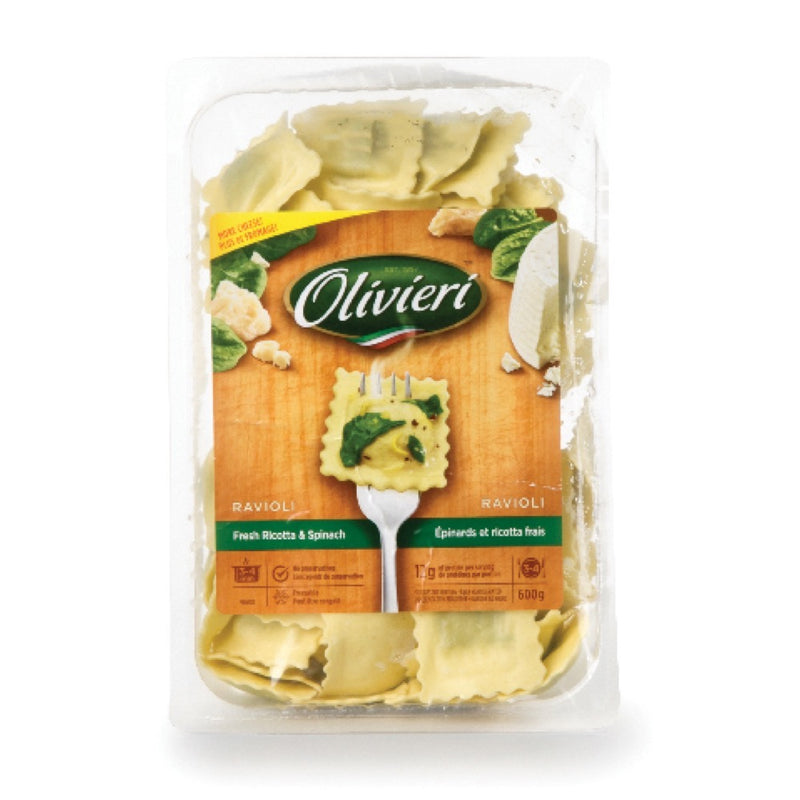 OLIVIERI RICOTTA SPIN RAVIOLI [600 G]