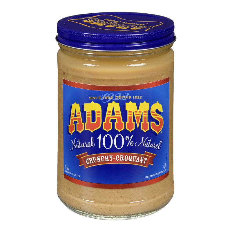 ADAMS CRUNCHY PEANUT BUTTER [1 KG]
