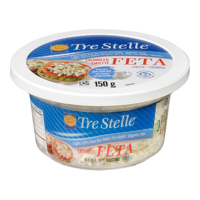 TRE STELLE CRUMBLED LIGHT FETA [150 G]