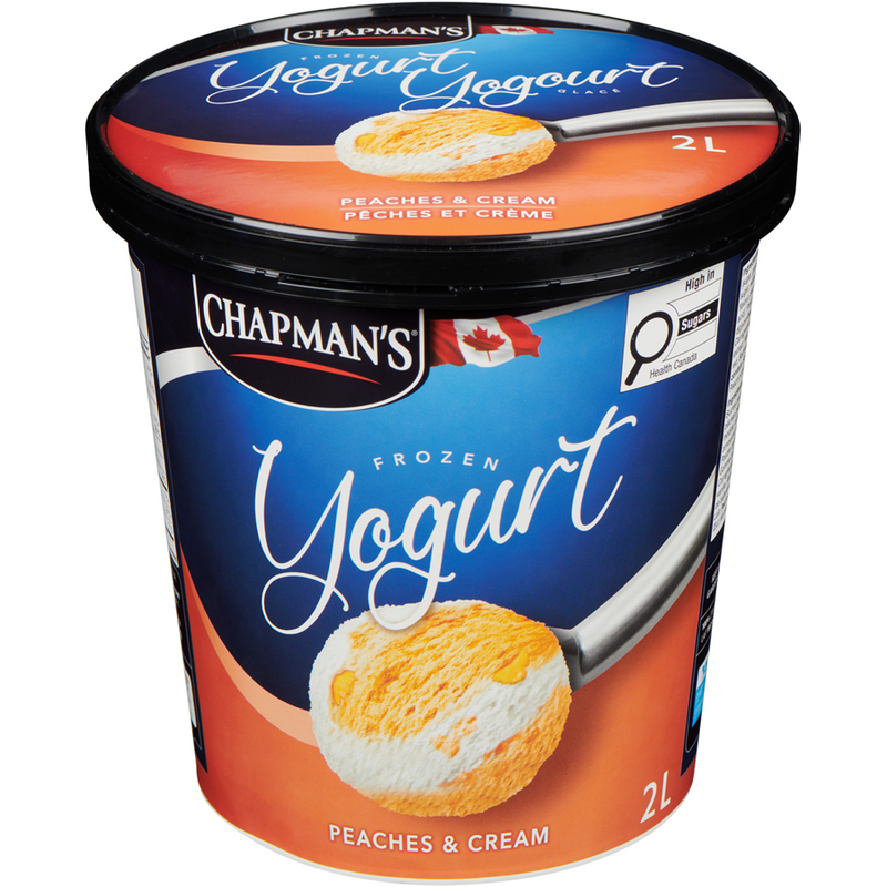 CHAPMANS PEACH FROZ YOGURT [2 L]