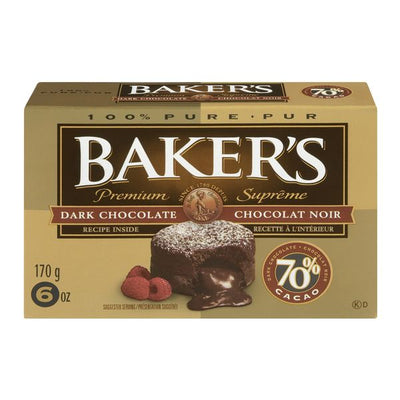 BAKERS DARK CHOCOLATE SQUARE [170 G]