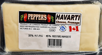 PEPPER'S OWN CHEESE Havarti