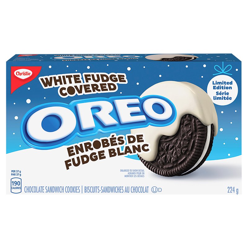 OREO WHITE FUDGE COVERED [224 G]