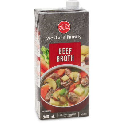 WESTERN FAMILY BROTH BEEF [946 ml]