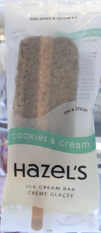 HAZELS COOKIES ICE CREAM BAR [1 ea]