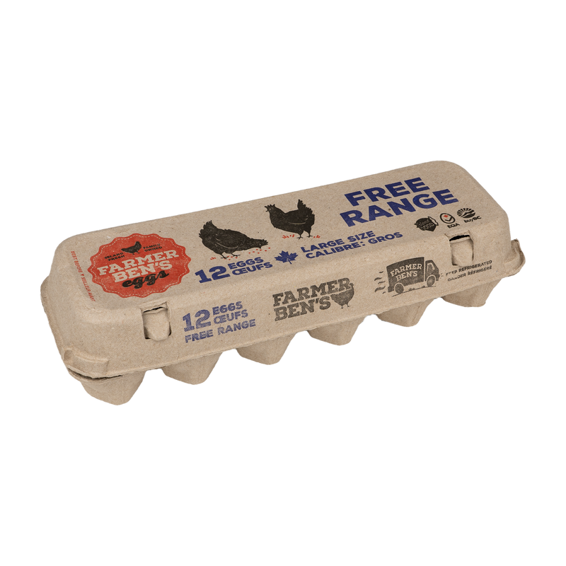 FARMER BENS FREE RANGE EGGS [1 DOZ]