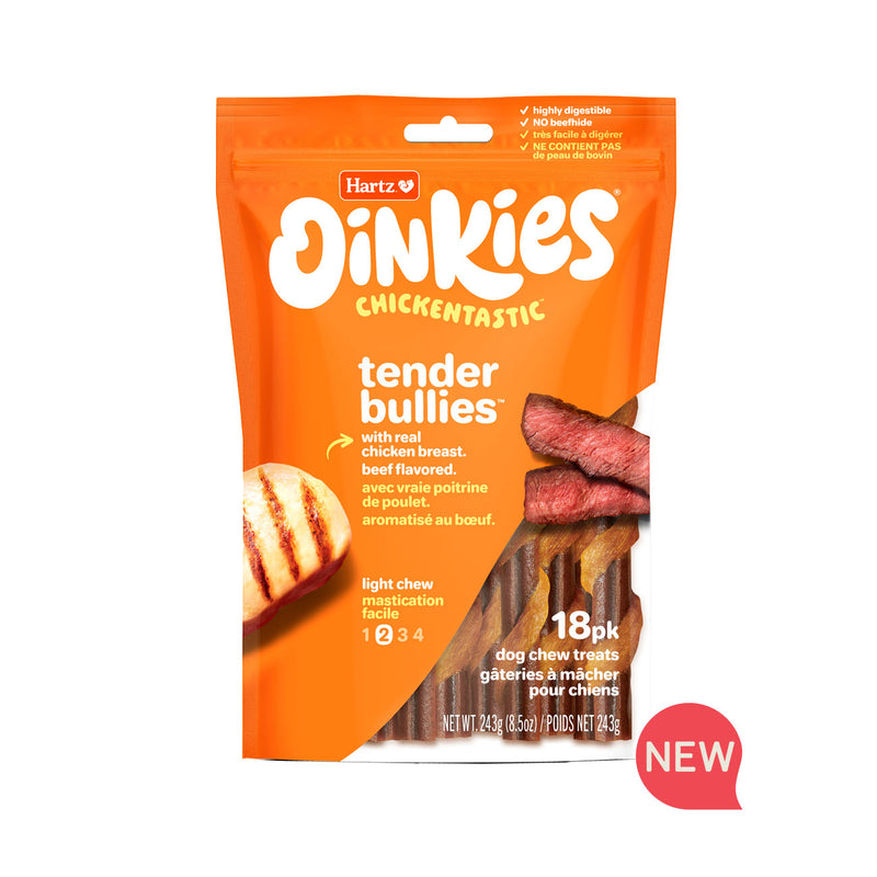HARTZ OINKIES BULLY CHS & BEEF [18 pcs]