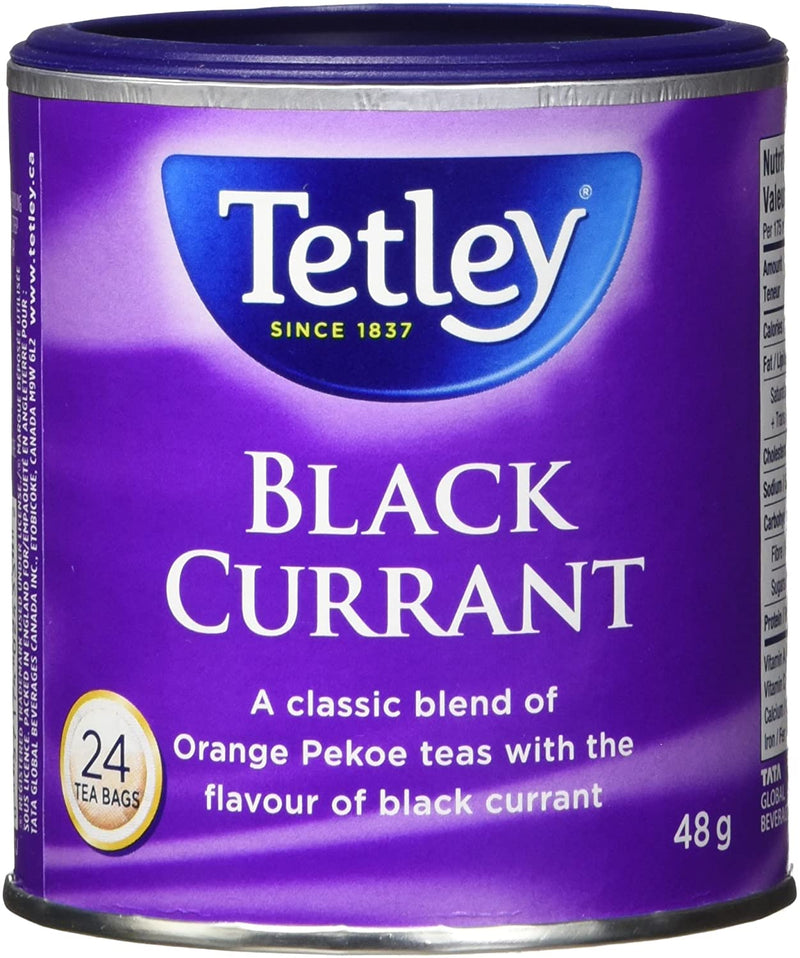 TETLEY BLACKCURRANT TEA [24 BAGS]