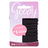 GOODY THICK BLACK O/L ELASTICS [24 S]