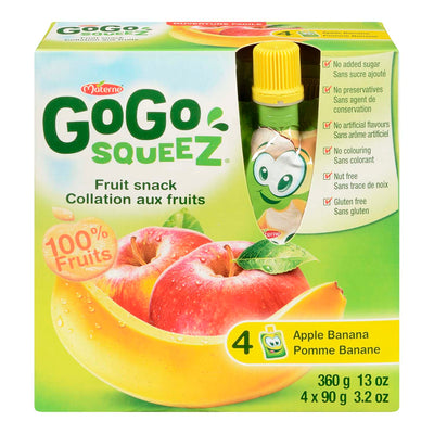 GOGO SQUEEZ APPLE BANANA [4 /90G]
