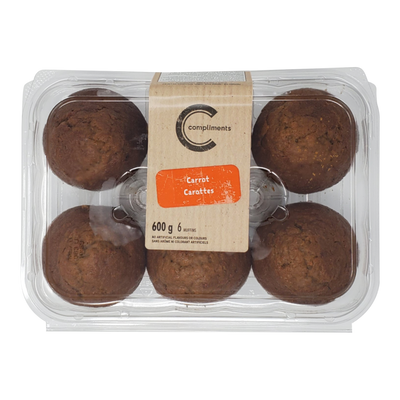 COMPLIMENTS CARROT MUFFINS [600 G]