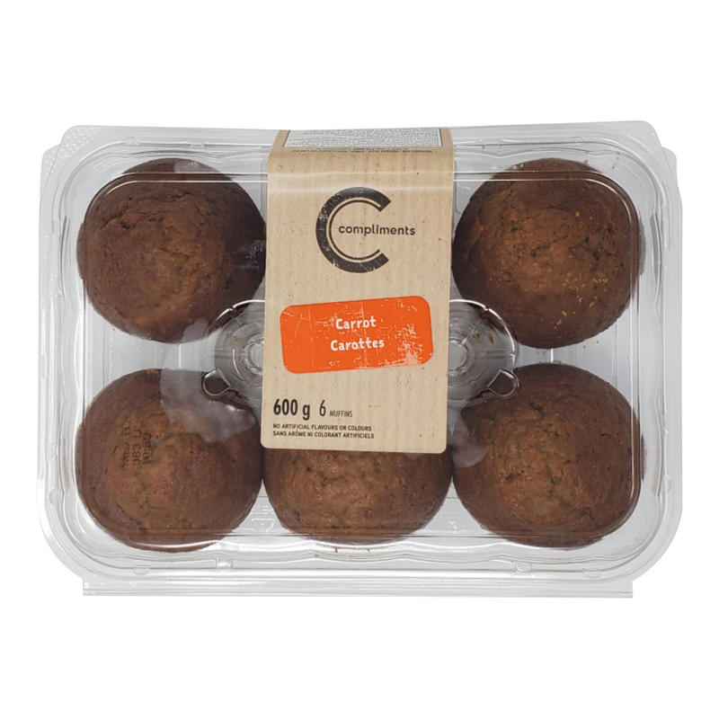 COMPLIMENTS CARROT MUFFINS [600 G]