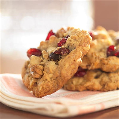 ENGLISH BAY COOKIES Oatmeal, Cranberry & Walnut, 15pk