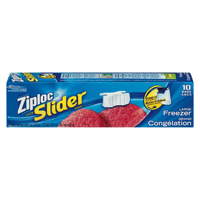 ZIPLOC SLIDE LOCK FREEZER BAGS [10 pk]