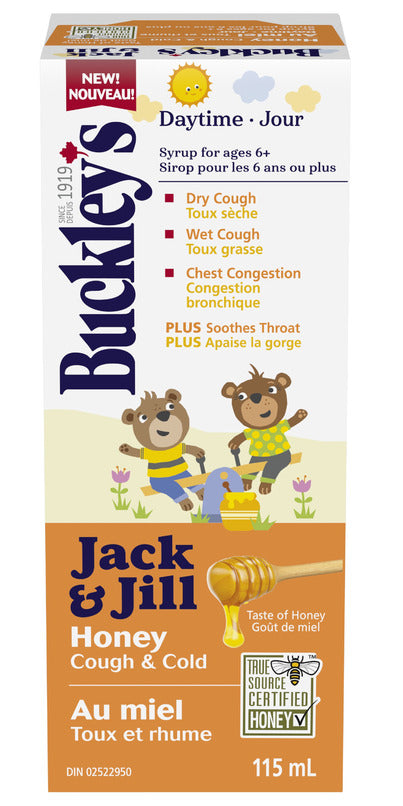 BUCKLEY'S JACK & JILL COUGH SYRUP Honey, 115ml