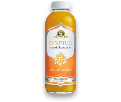 GT'S SYNERGY RAW/ORGANIC KOMBUCHA Mystic Mango, 1.4 ltr