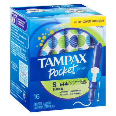 TAMPAX POCKET PEARL SUPER [16 S]