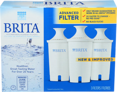 BRITA 3 PACK REPLACEMENT FILTE [3 PACK]