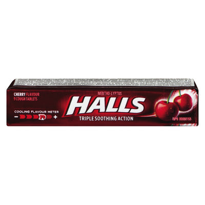 HALLS CHERRY COUGH DROPS [9 s]