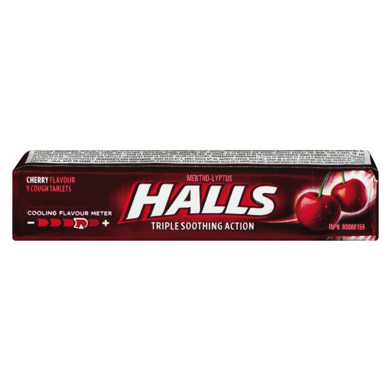 HALLS CHERRY COUGH DROPS [9 s]